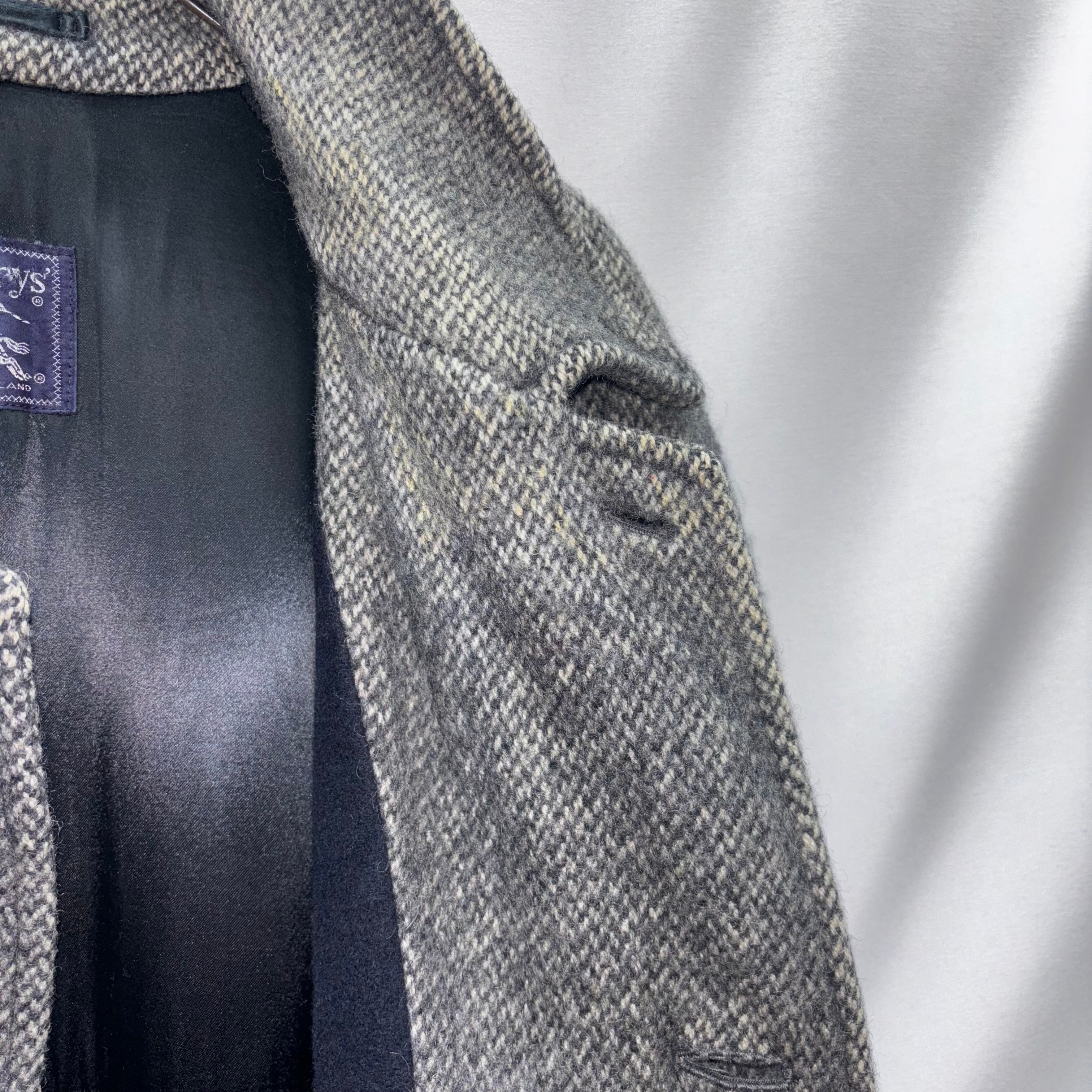 80s Burberrys SHETLAND TWEED シェットランドツイード バーバリー