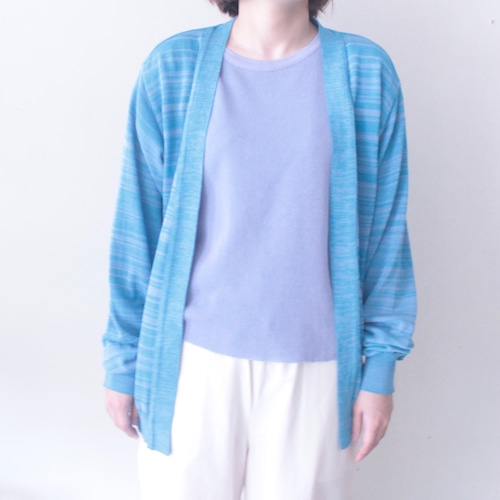 TULIP EN MENSEN / STAN CARDIGAN / GENTIAN×CYAN