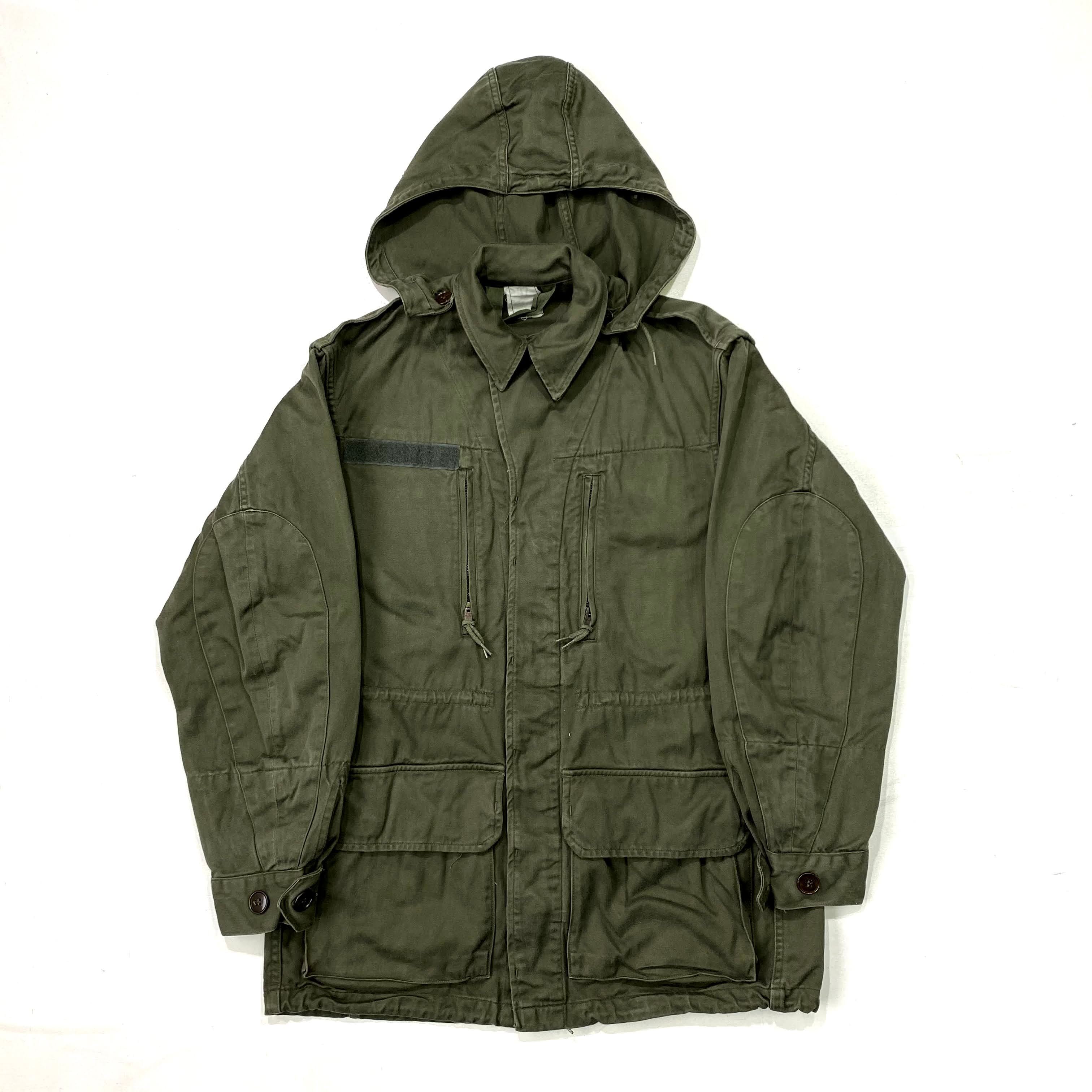 60年代 フランス軍 M-64 SATIN300 フィールドジャケット フード付き 