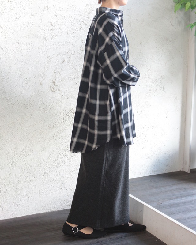 【hunch】チェックオーバーシャツ　(251118)