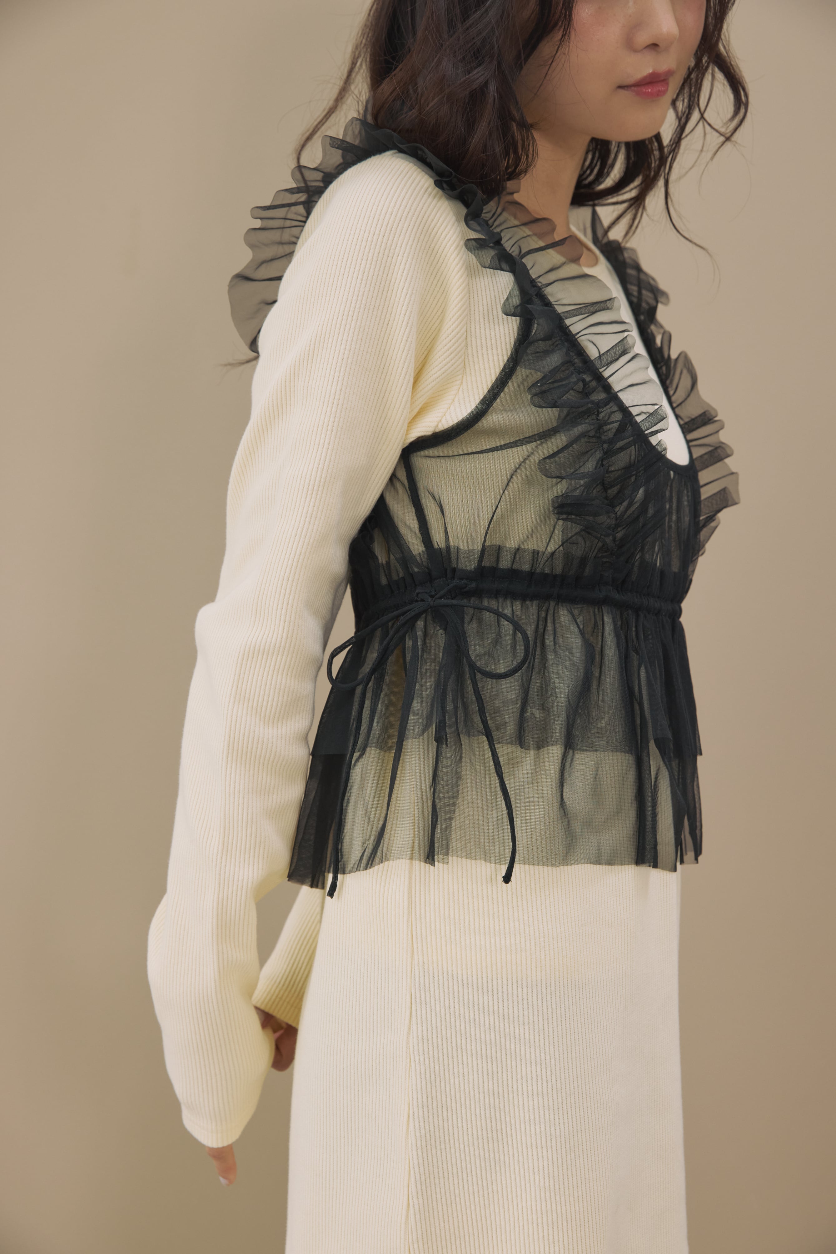 AM610201 tulle bustier set one piece