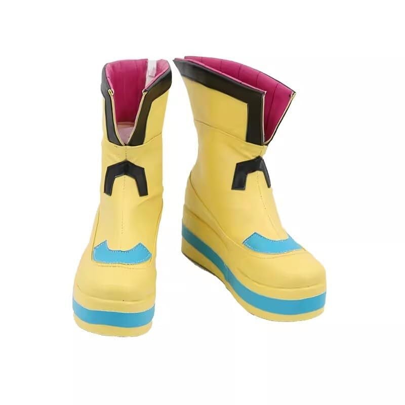 B413 ウマ娘プリティーダービー ツインターボ 風 コスプレ専用靴 ショットブーツ コスプレ靴 ハロウィン