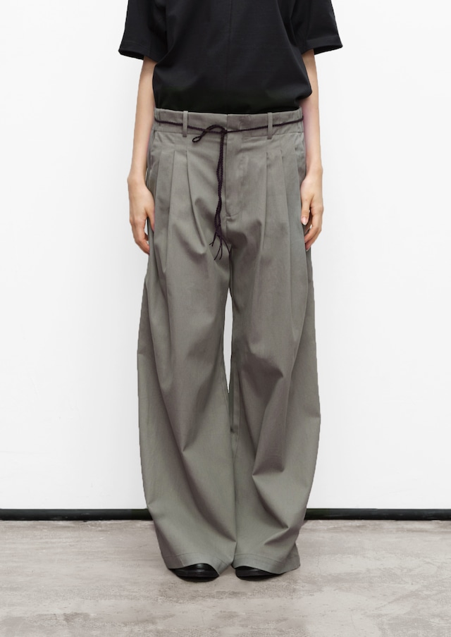 DECESOLO 25AW ルーズシルエット ワイドパンツ