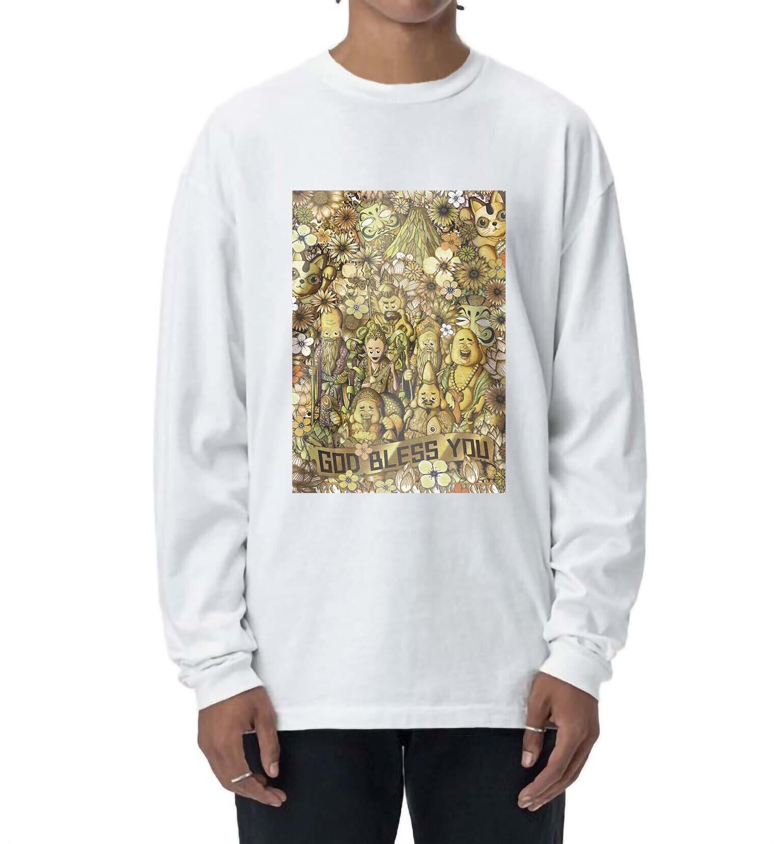 オリジナルTシャツ＆長袖プリントTシャツ（七福神、開運、金色、黄色 