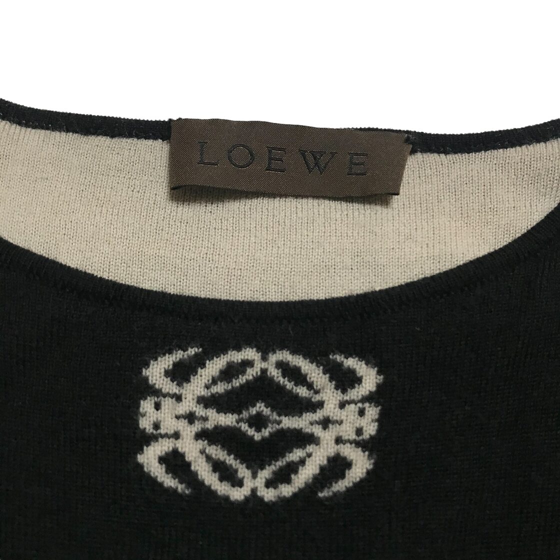 ○401 loewe tops ロエベ トップス tシャツ 半袖 ニット ブラック 夏服