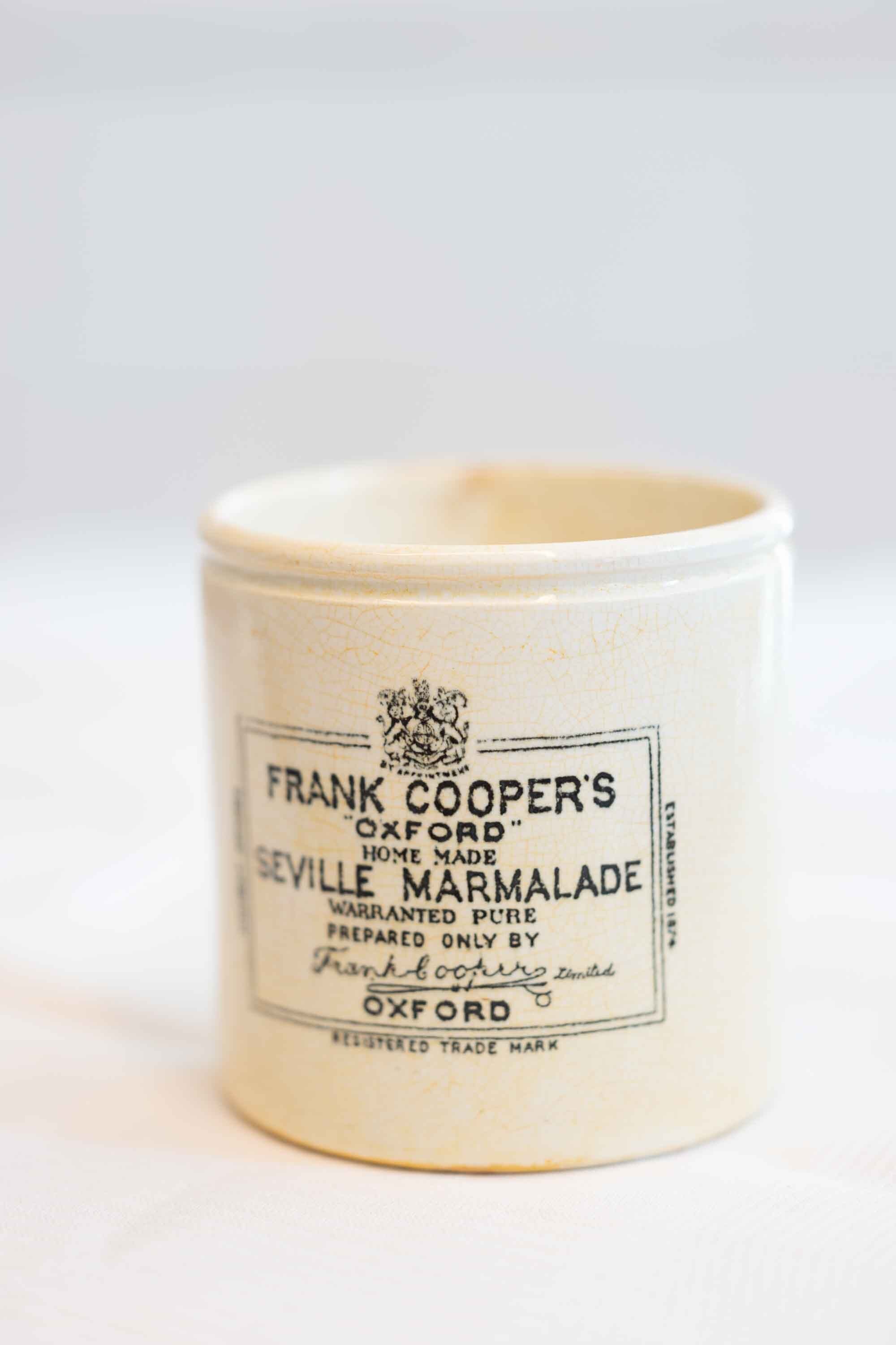 英国アンティーク FRANK COOPER'S マーマレードポット 中程度の大きさ 1910年代
