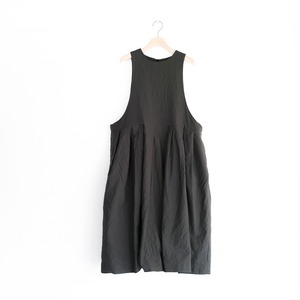 Dhal Old Spinning French Vintage Twill Jump Onepiece / Charcoal