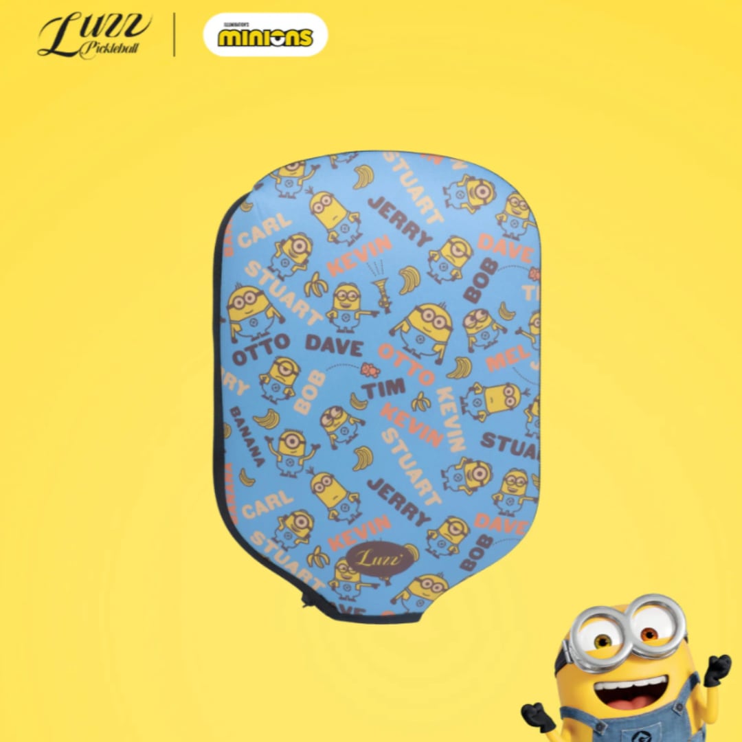 LUZZPICKLEBALL LUZZ Minions BLUE Pickleball Paddle Cover ピックルボール パドルカバー