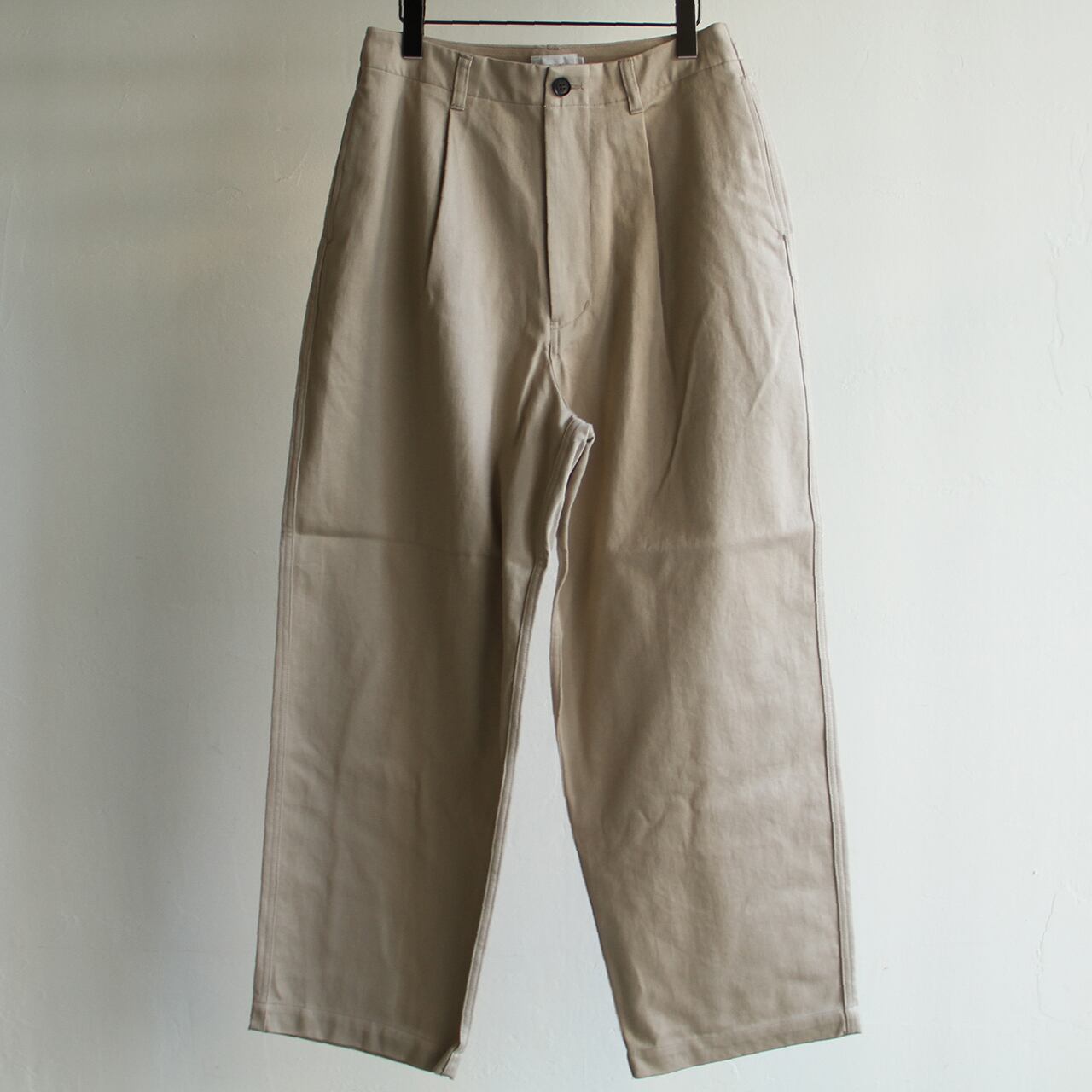 STILL BY HAND【 mens 】tuck wide pants | Terminal