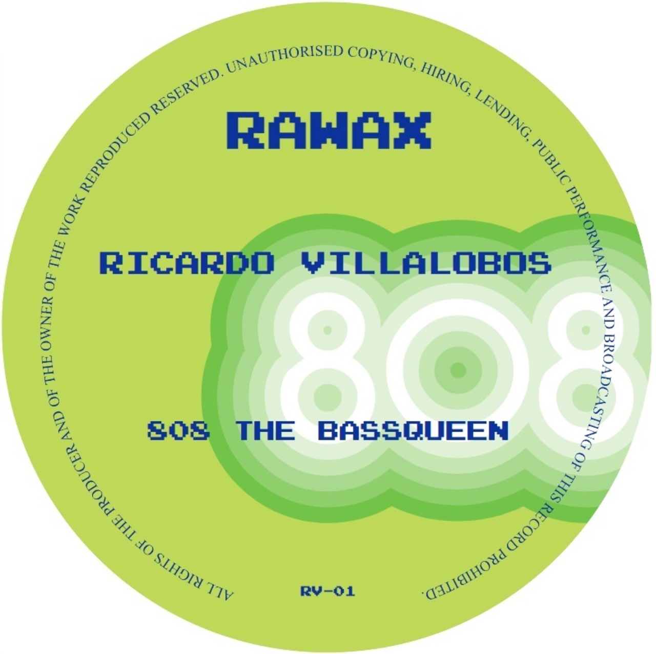 【新譜】Ricardo Villalobos - 808 The Bassqueen [Vinyl Only]
