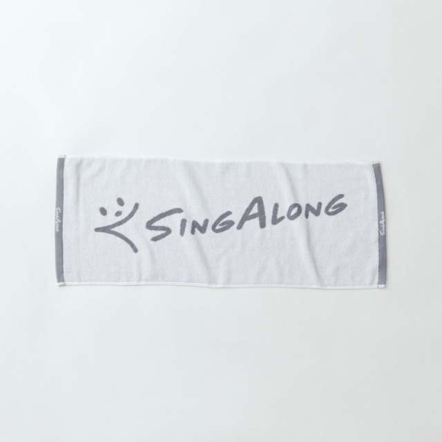 SINGALONG Towel　white