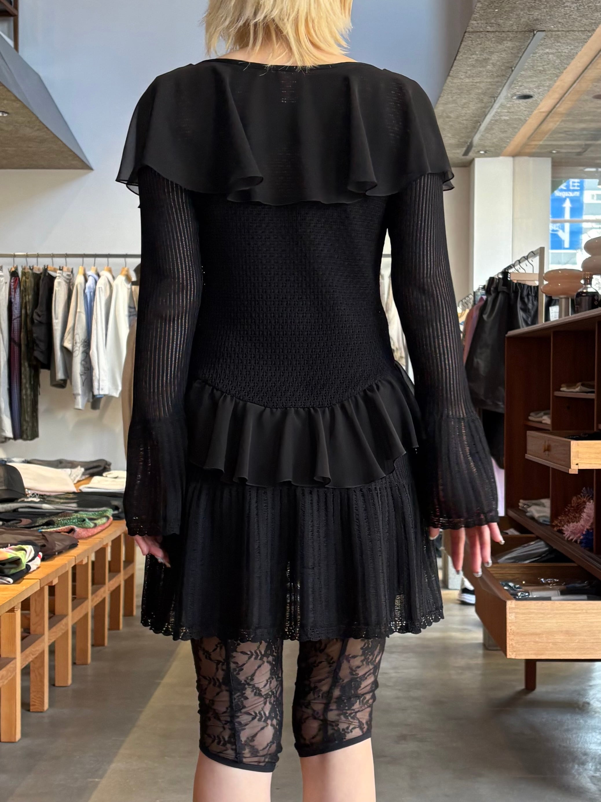 26SS】FETICO フェティコ / レースニットカーディガン / LACE KNIT