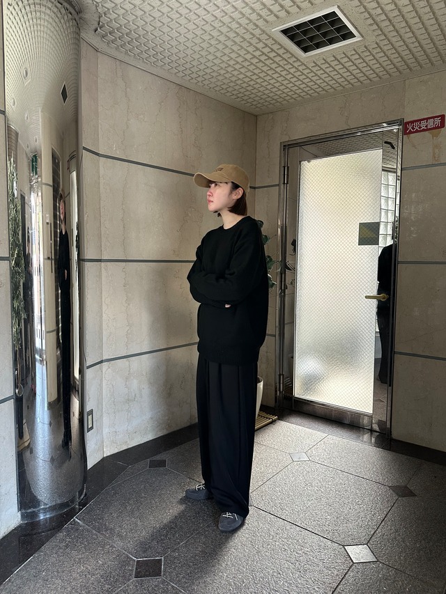 ☆unisex【attrayant】Simple Wool Blend Knit