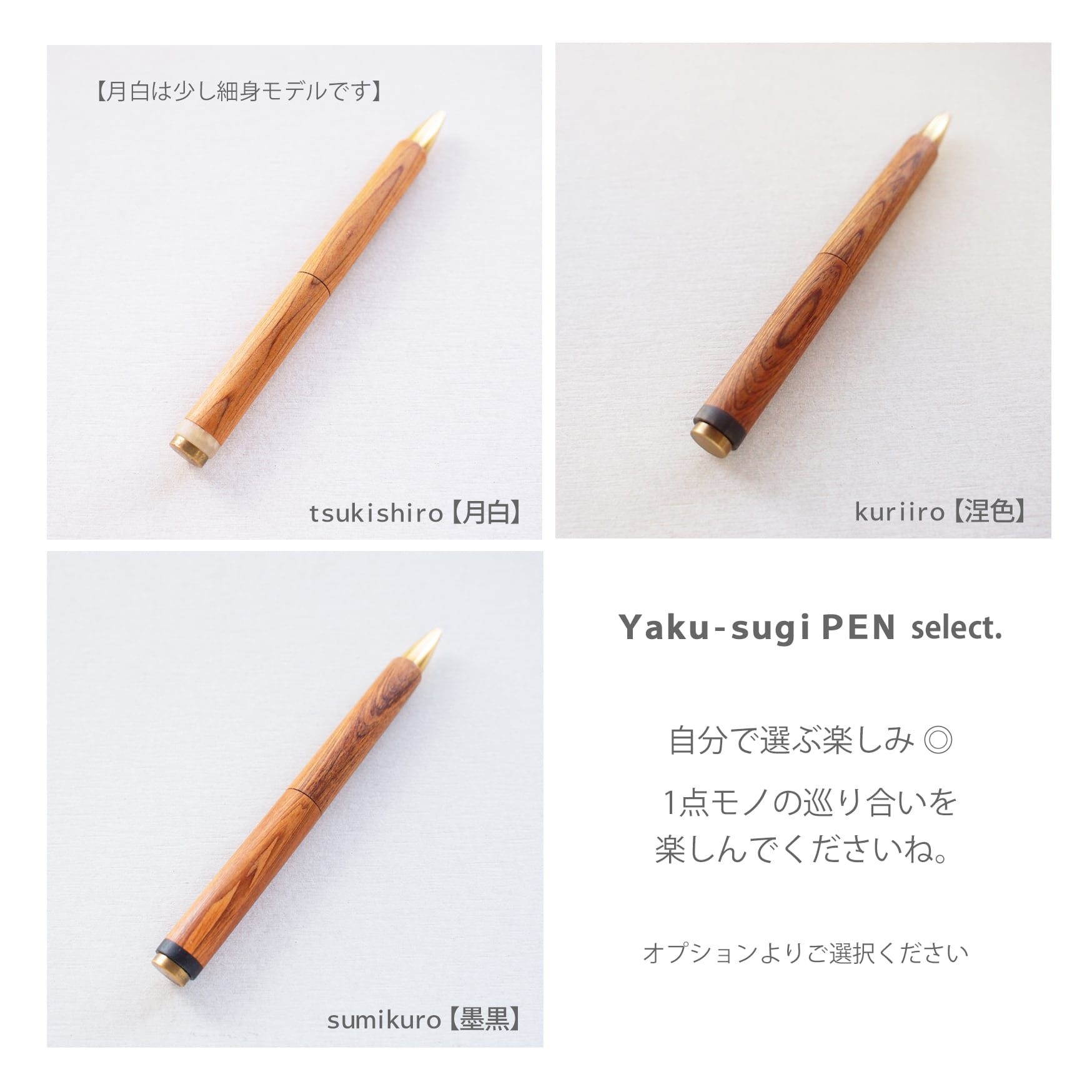 A】PEN【屋久杉×水牛角｜回転式】 | 2COZO