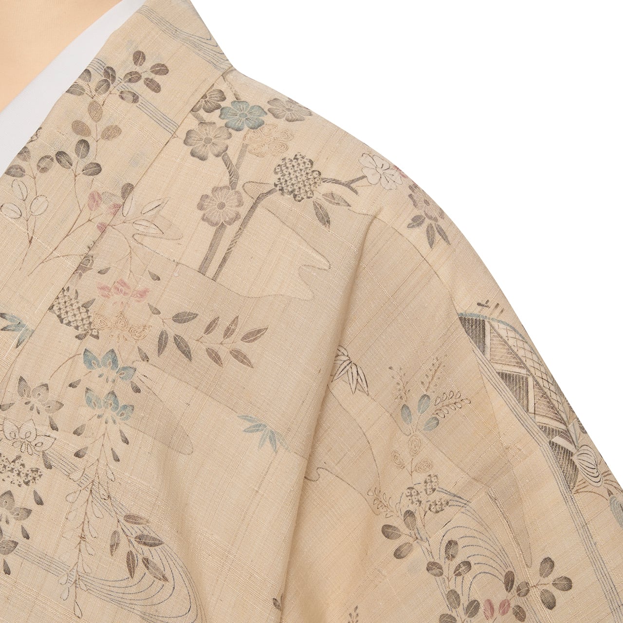 しょうざん 茶屋辻模様 総柄生紬訪問着【未着用品】 | かわの屋