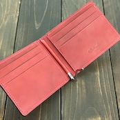 HORWEEN × レーデルオガワ ホースバット マネークリップ レッド