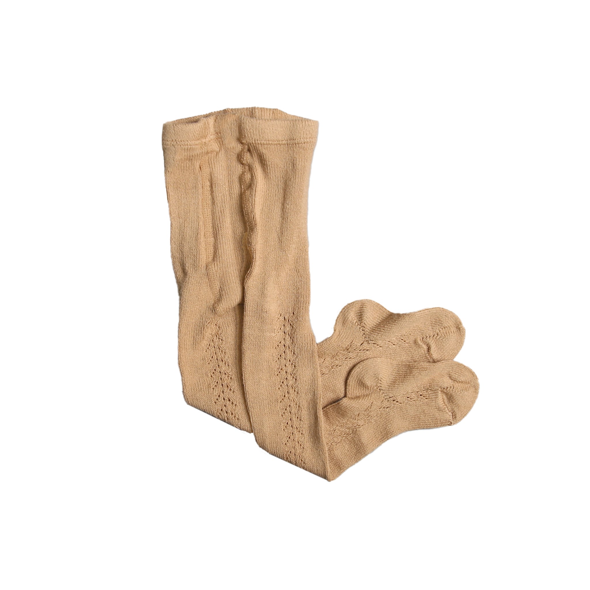 condor(コンドル) / Warm cotton tights with Side openwork / 326(Camel) / 0,1,2size