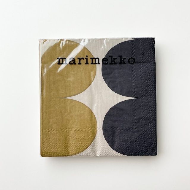 2022秋冬【marimekko】ランチサイズ ペーパーナプキン HARKA クリーム 20枚入り