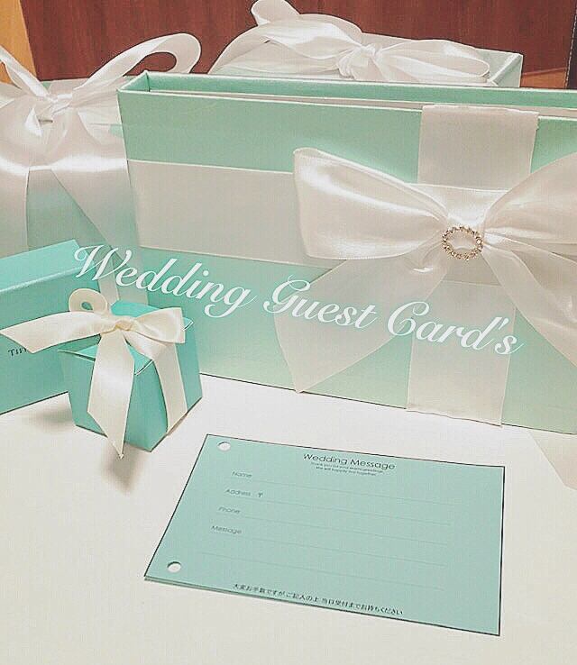 サンクスギフト☆ティファニーブルーBOX☆ウェディング | Wedding at
