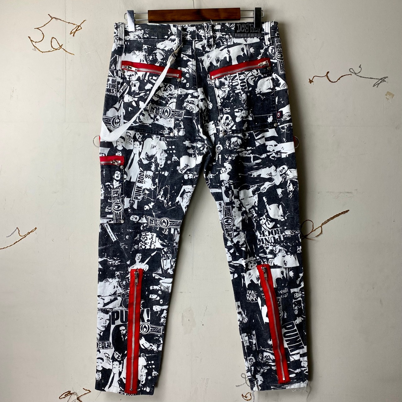 old DOGPILE “punk rock” bondage pants