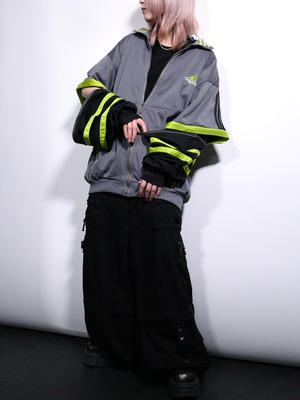 "adidas" multi 3-stripes and back logo design track jacket