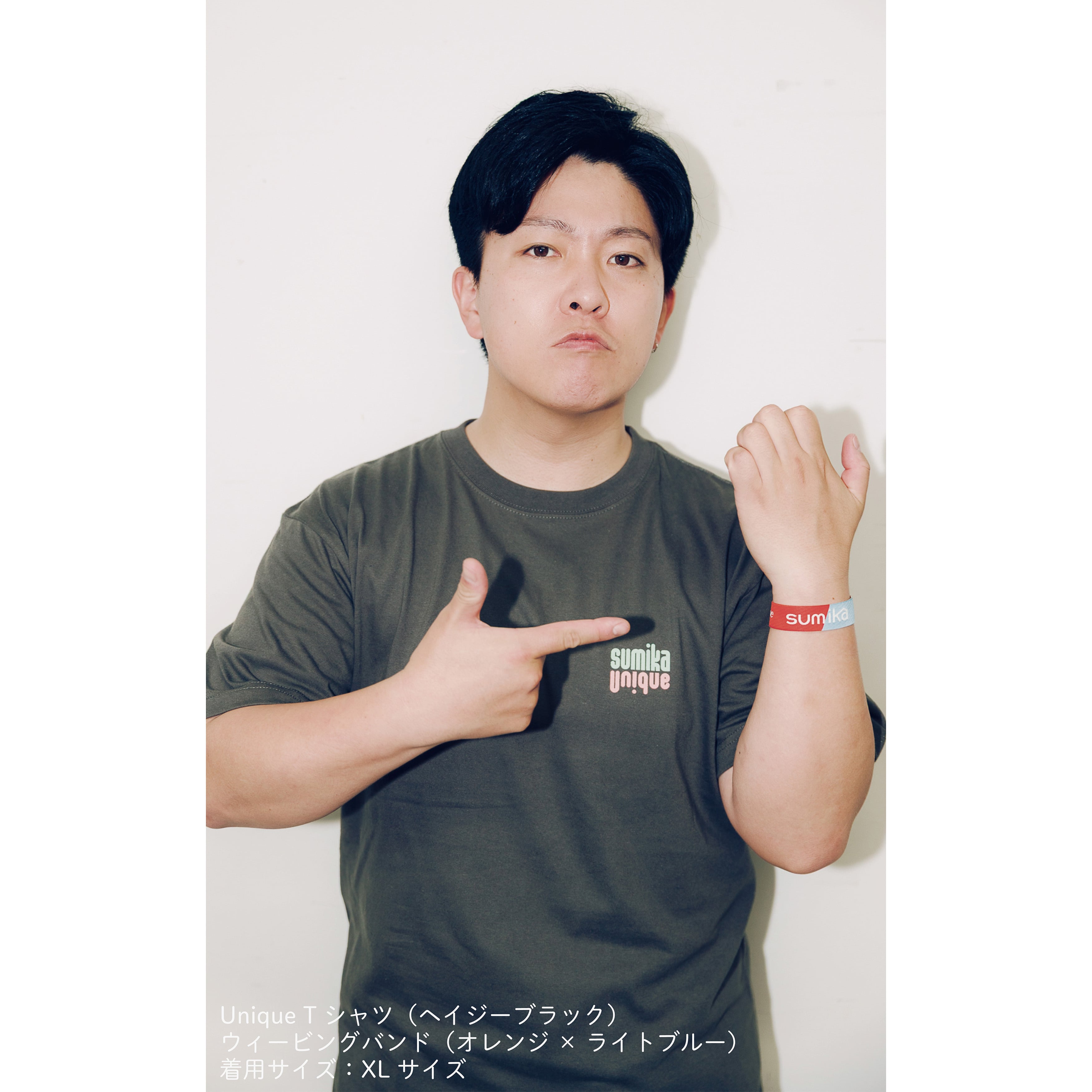 sumika / Unique Tシャツ（ヘイジーブラック） | shop Engawa