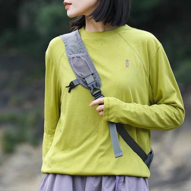 エアフローストレッチロングスリーブTシャツ 　J0424