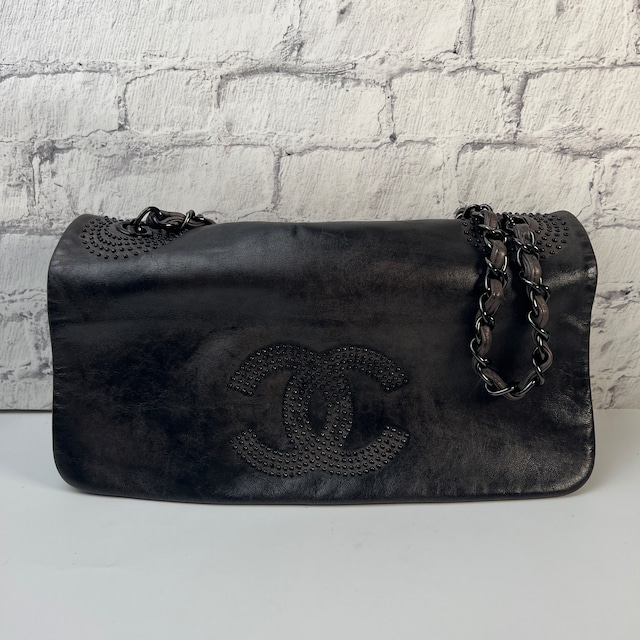 CHANEL シャネル ココマーク ショルダーバッグ ブラック A-8093