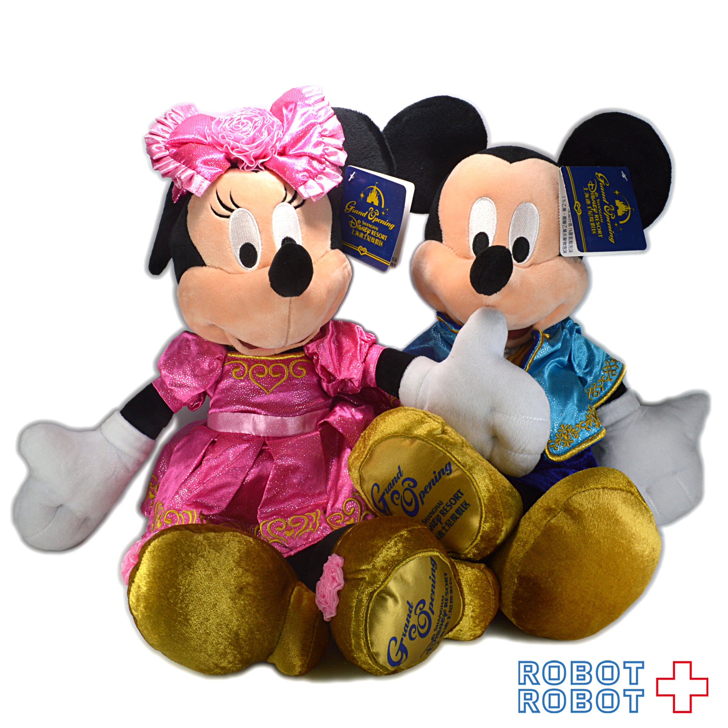 上海ディズニーランド グランドオープン ミッキー ミニー ぬいぐるみ 