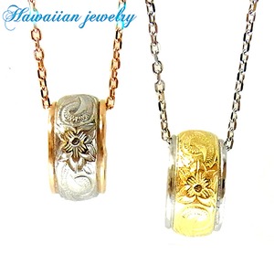 【HawaiianJewelry】  プルメリアリングネックレス