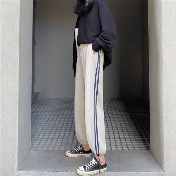 カジュアルパンツ ベルベットウェストギャザーストライプ オータム 秋物 ウィンター 冬物 クレセントシティ81768082455