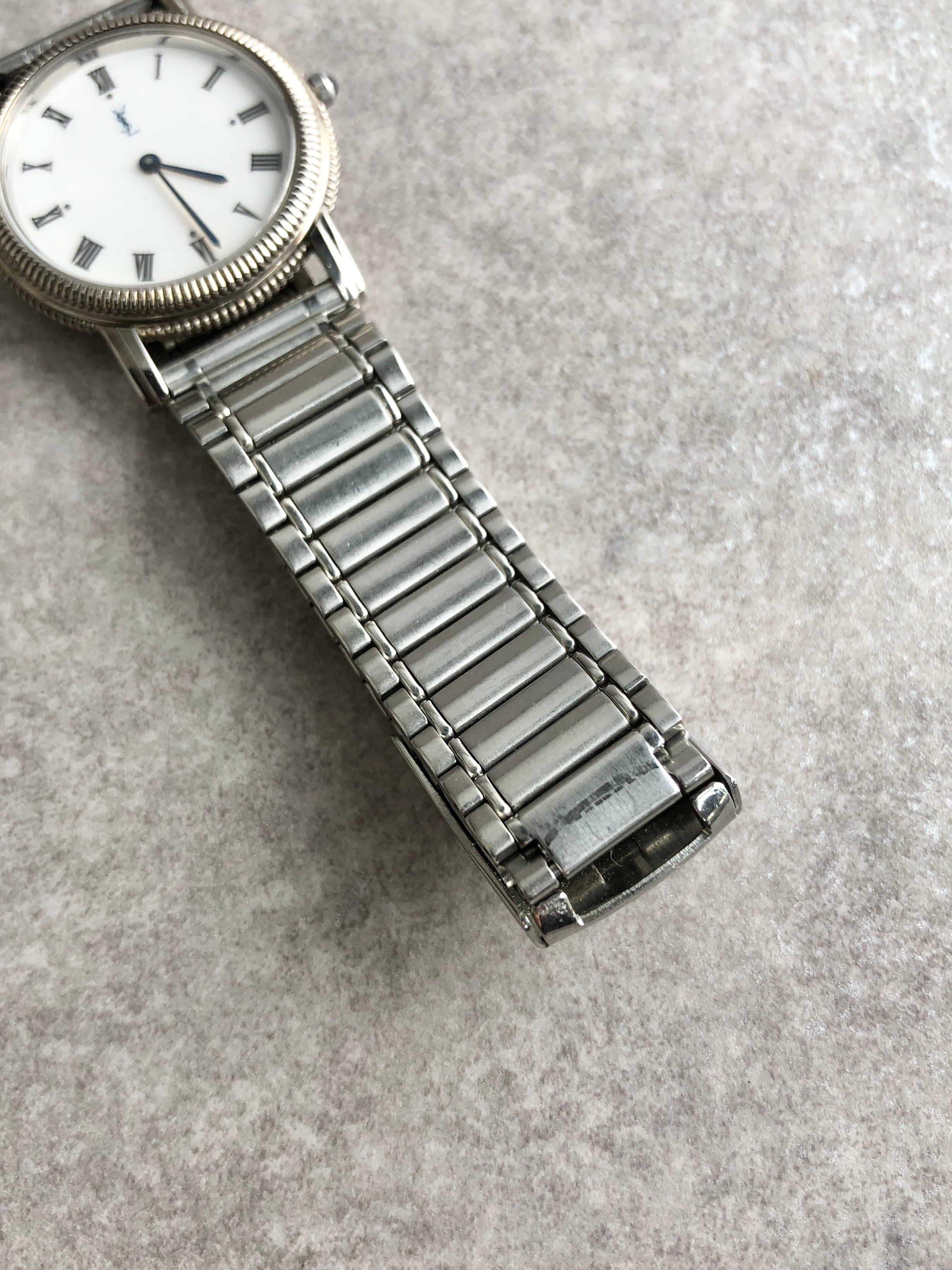 Yves Saint Laurent イヴ・サンローラン 腕時計 シルバー YSL