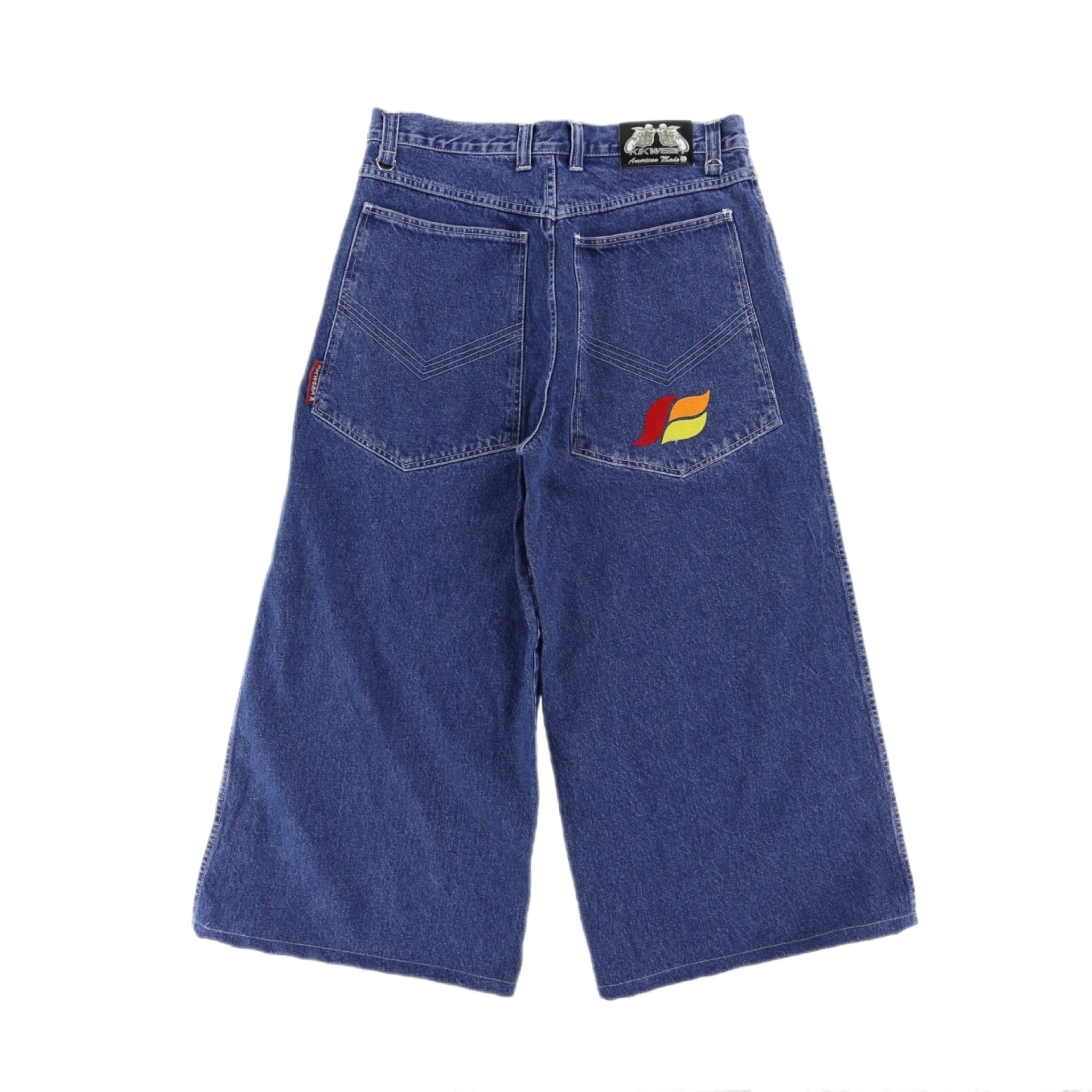 KIK WEAR スーパーワイド 袴デニムパンツ【OT-6898】 | cv