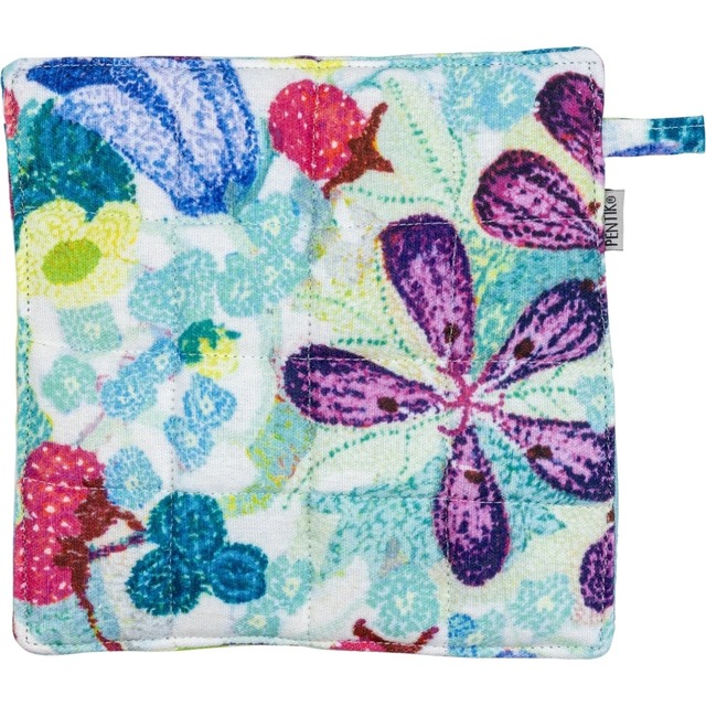 【PENTIK】 Kesä Potholder（ケサ ポットホルダー）マルチカラー 21x21cm