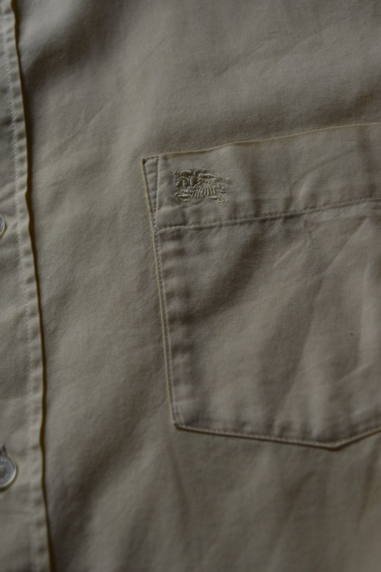 "BURBERRY Brit” Light Yellow Shirt