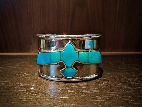 SATANTA×REDMAN Limited Item TURQUOISE EAGLE BANGLE