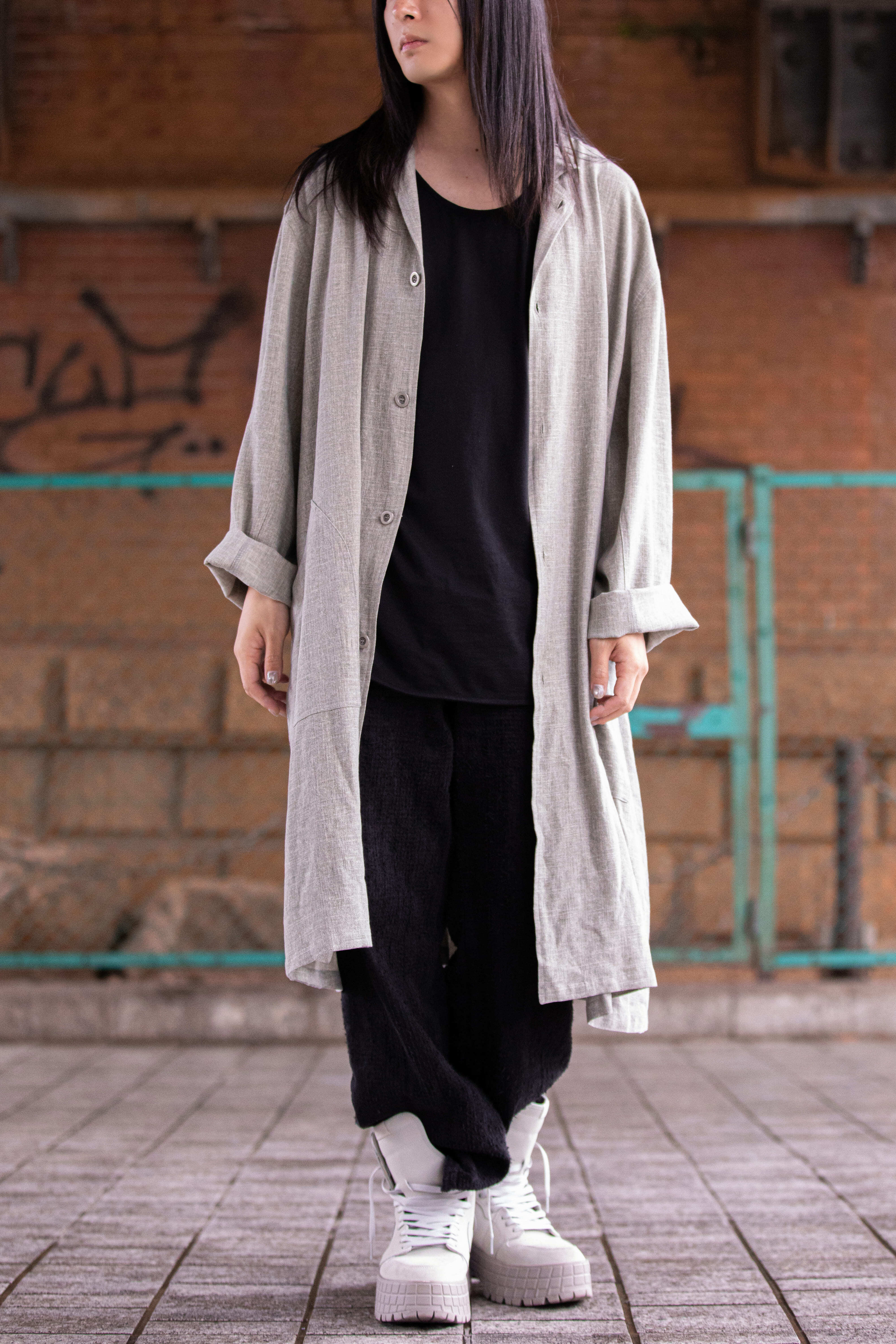 アングロマニア　変形　ロングシャツ／S ヴィヴィアンウエストウッド アングロマニアVivienne Westwood