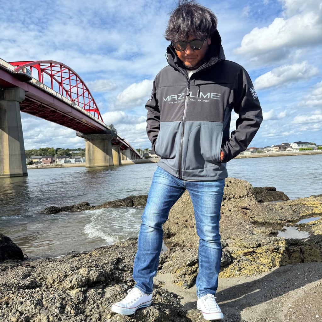 mazume×nablajapanコラボウインドカットジャケット2024 ブラック