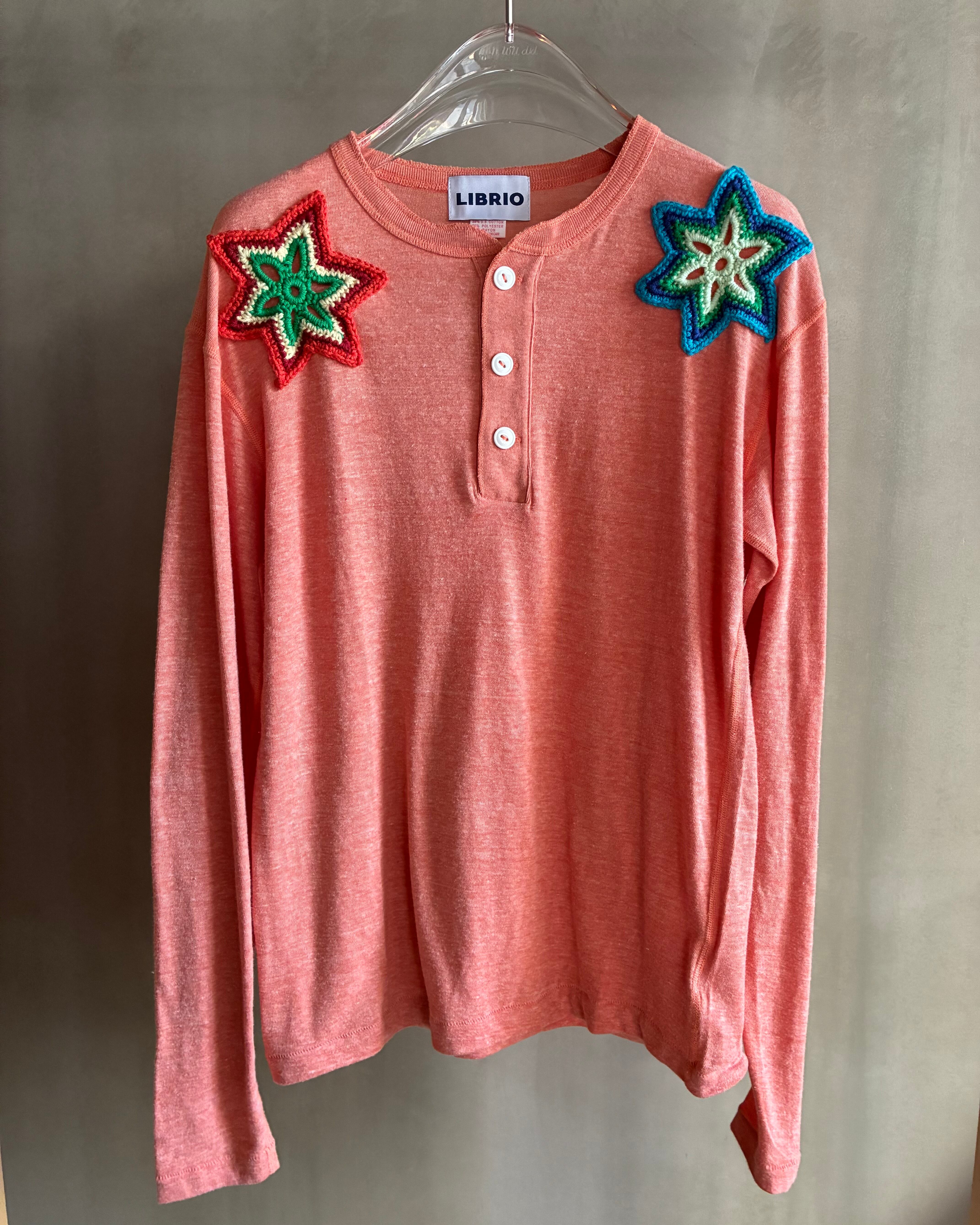 LIBRIO MENDONCA 【EXCLUSIVE CROCHE WAPPEN REMAKE / HEALTH KNIT HENLY L】