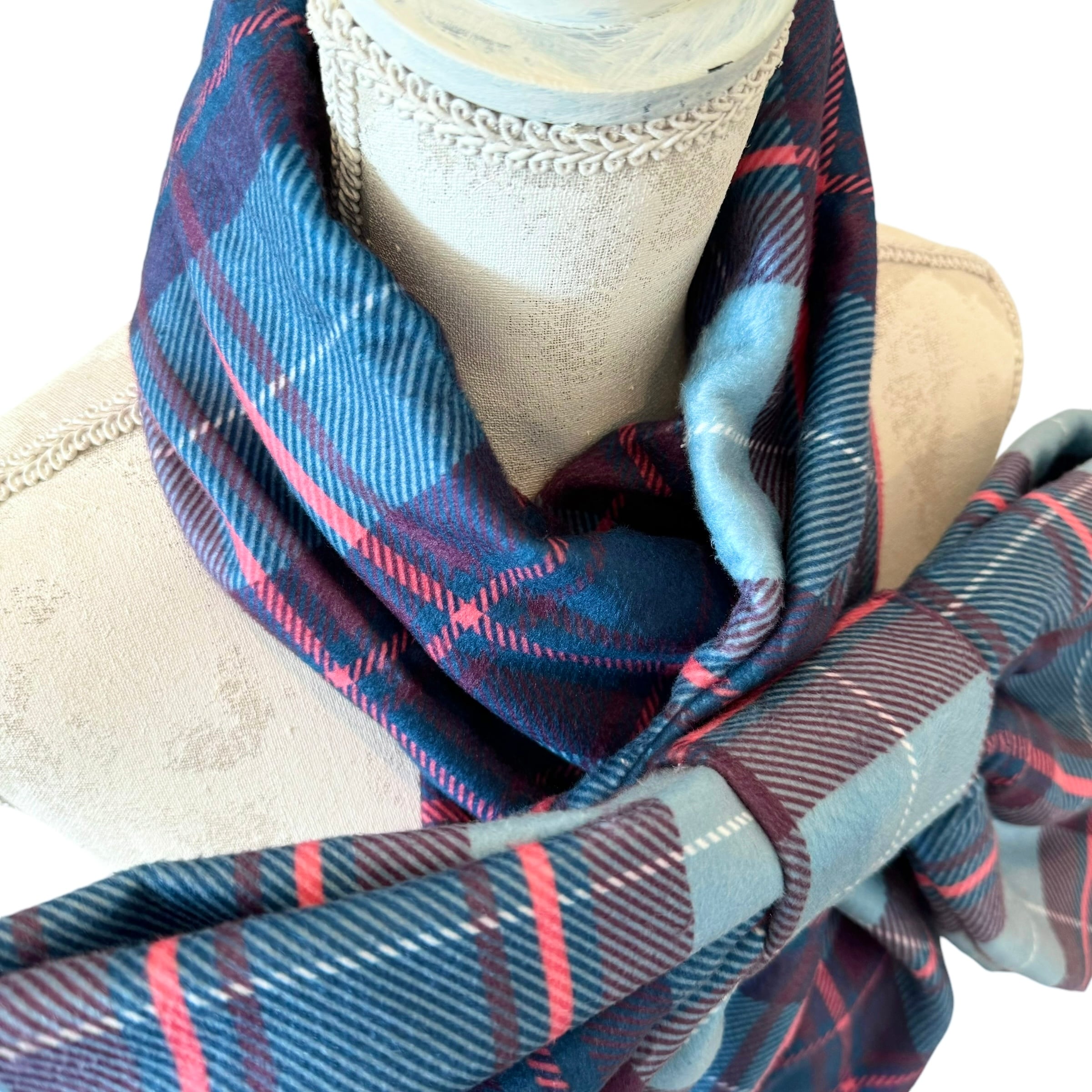 リボンマフラー BLUE