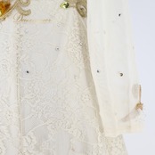 社交ダンス 衣装 スタンダードドレス ワンピース ドレス ホワイト系 ベージュ系 クリーム アイボリー ゴールド フリル レース 羽 デモ 競技 パーティ 発表会 かわいい エレガント フォーマル 大人 女性用 おしゃれ