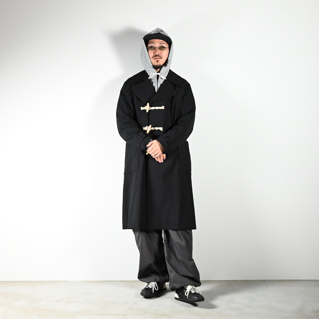 product twelve / High Count Wool Ripstop Duffle Coat コーディネート2