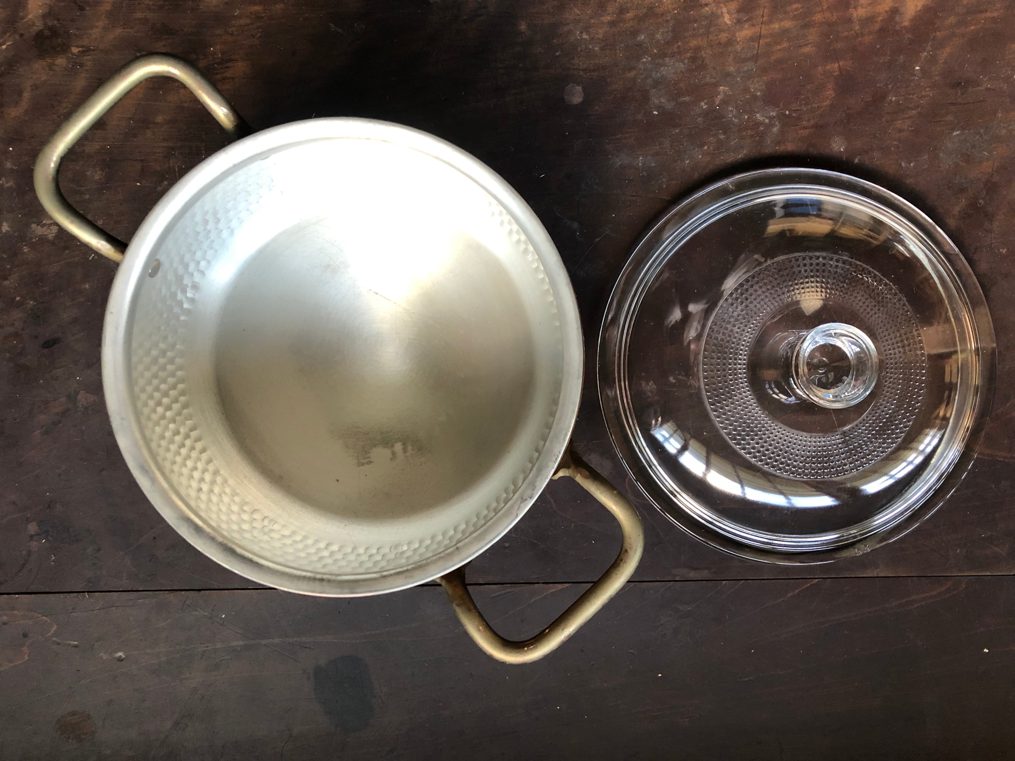 銅鍋 16センチ程度 お玉付き 昭和レトロ | 昭和レトロ 金物店の箱入り娘