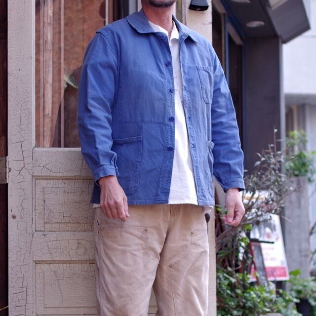 Nice Fade !! French Work Jacket / フレンチ ワーク ツイル