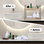 小物収納棚 小物収納ラック 木製 ２段 幅30cm リビング収納 キッチン収納 ヴィンテージ おしゃれ 北欧