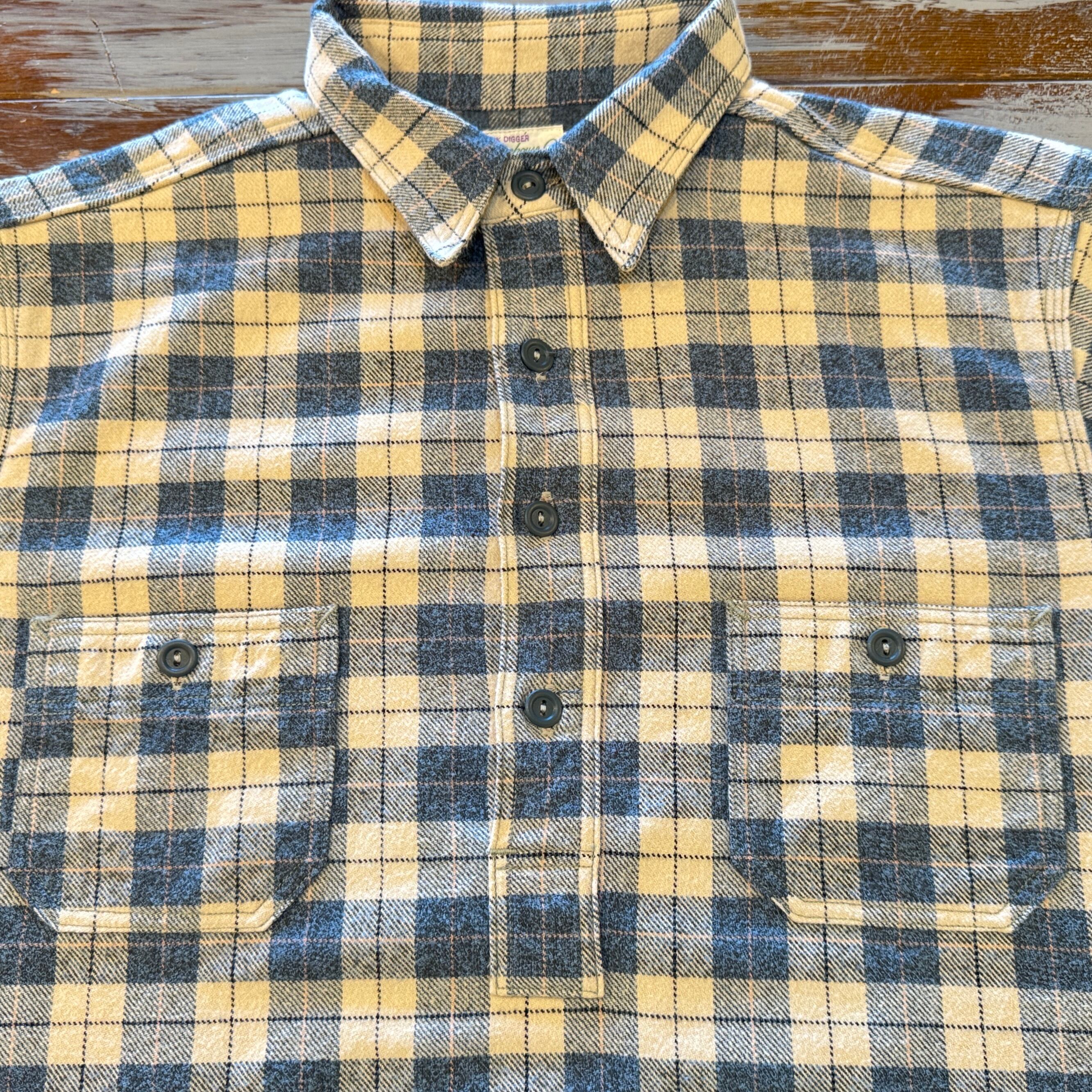 WAREHOUSE ウエアハウス Lot 3060 PULLOVER FLANNEL 難 SHIRTS H柄 