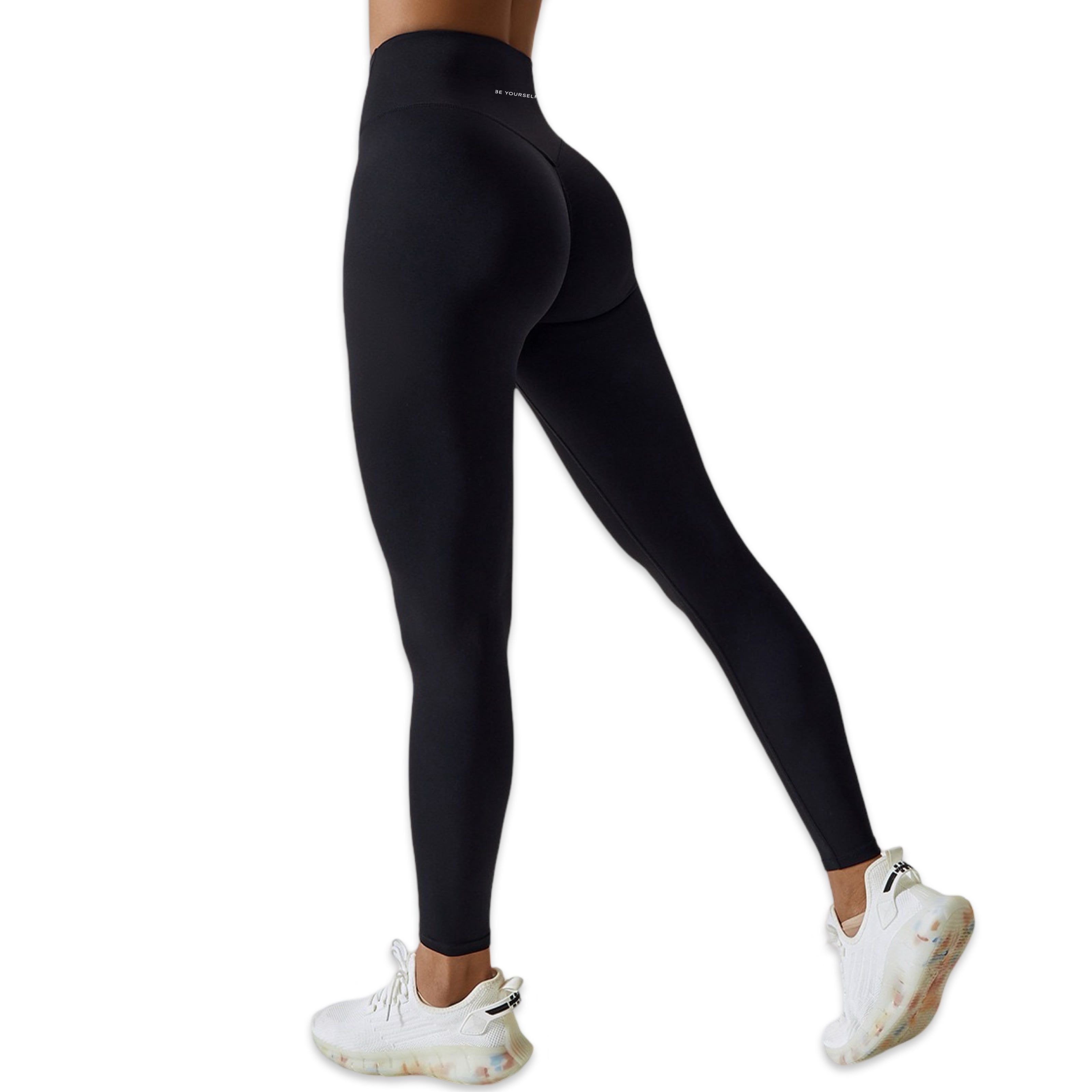 ハイウエストレギンス ブラック | Be yourself