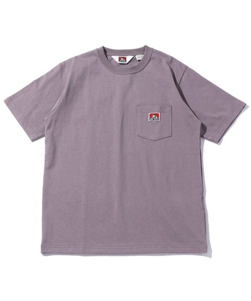 BEN DAVIS (ベンデイビス) ピスネーム ポケット 半袖Tシャツ C-9580000 スモーキーパープル