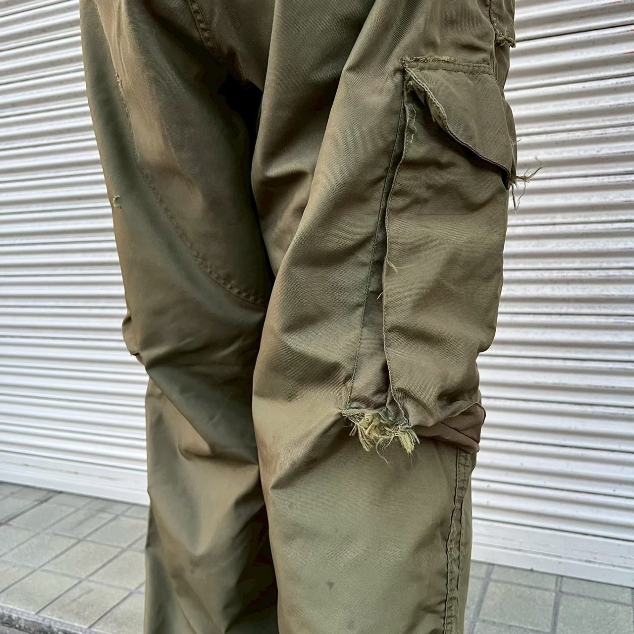 60s カナダ軍 実物 オーバーパンツ ウィンドプルーフ W108cm XL