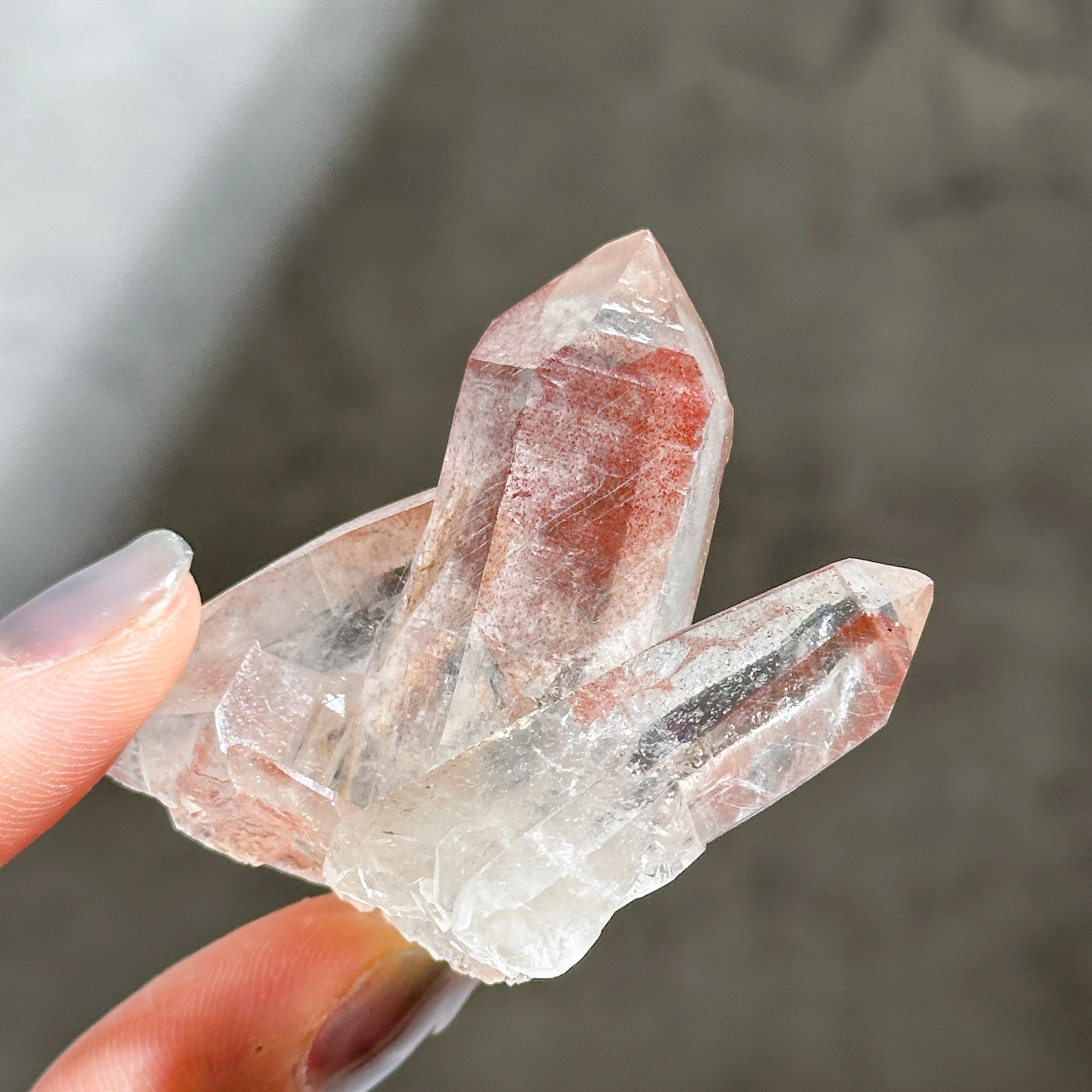 ディアマンティーナ産ピンクレムリアン クラスター01◇ Pink Lemurian